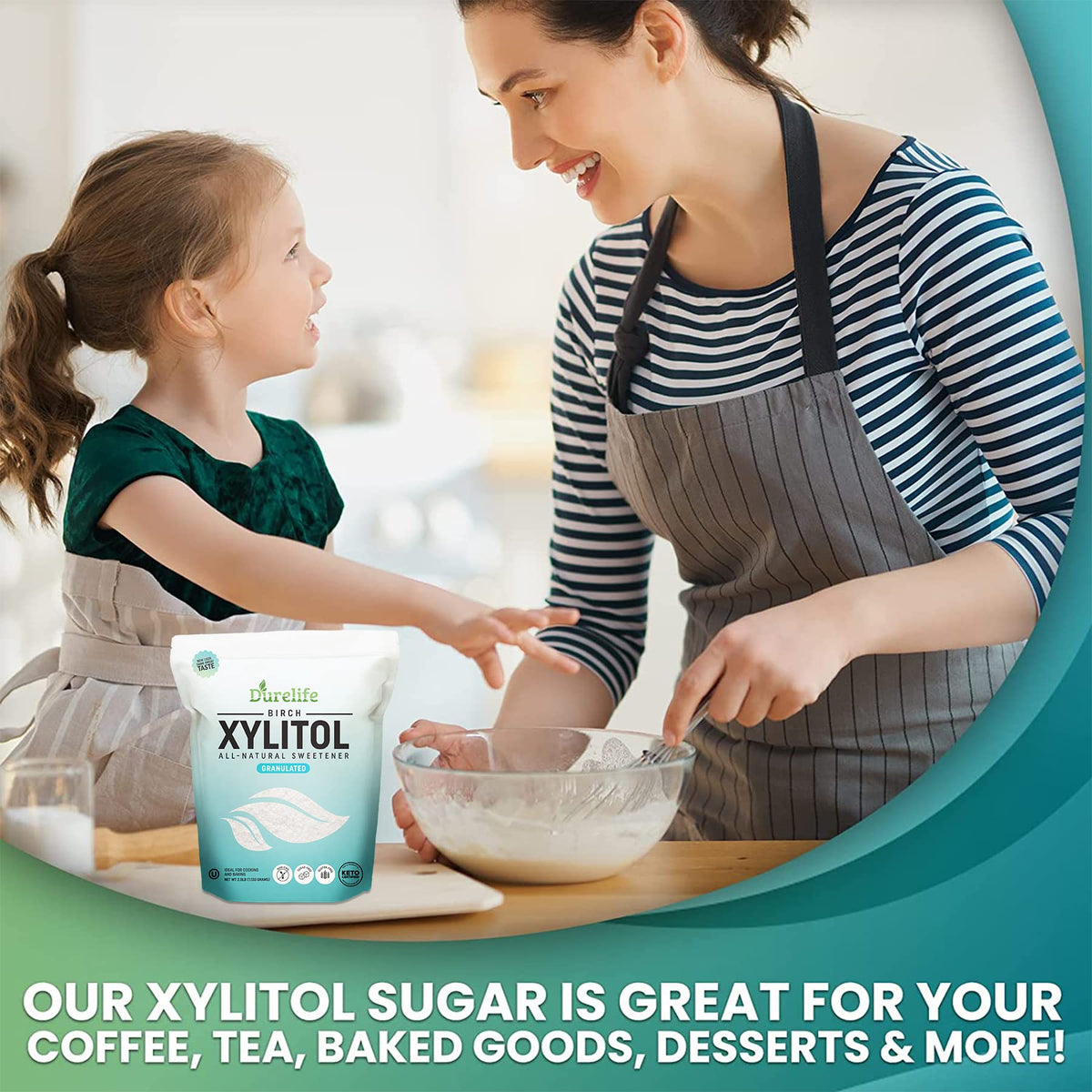 DureLife Xylitol dissolves easily in smoothies for a low-calorie sweetener.