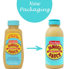 Durkee Famous Sauce with wings for savory dipping.