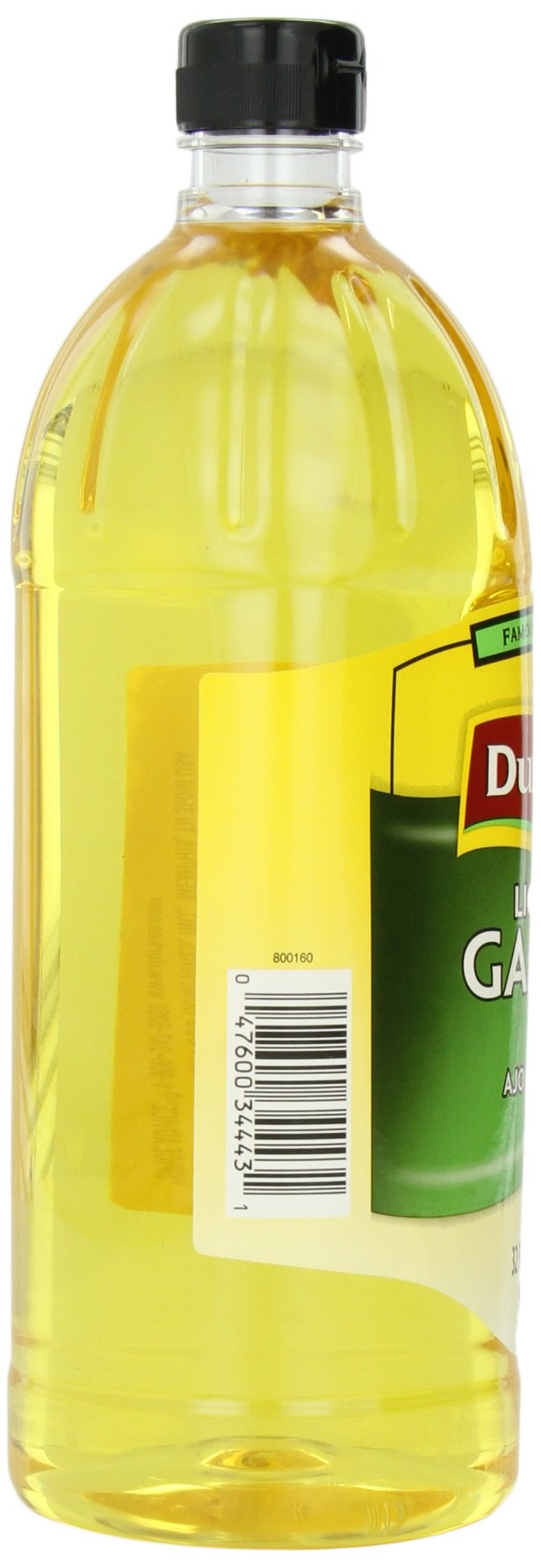Durkee 32-Ounce liquid garlic in kitchen setup, ready to elevate sauces and marinades.