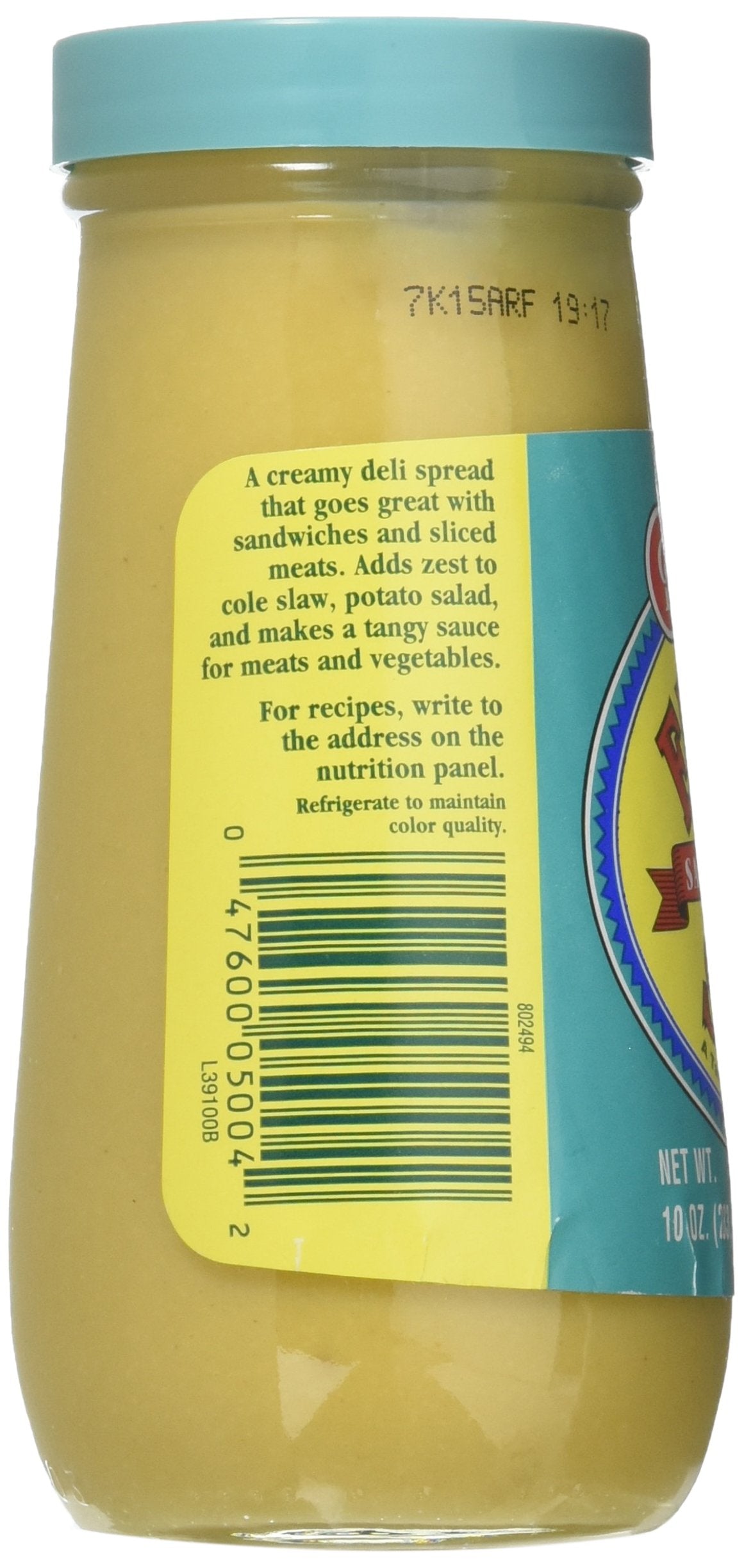 Durkee Sauce Famous sandwich setup adds zing to burgers, chips, or veggies.