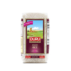 Duru Baldo rice bag front highlights premium quality and Turkish harvest.