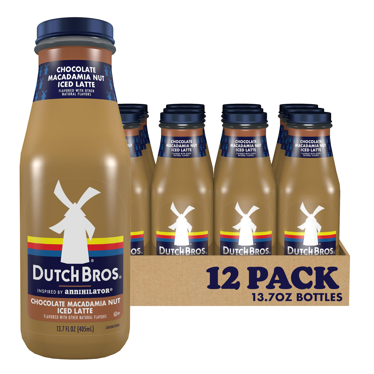Dutch Bros Annihilator-inspired iced latte bottle for on-the-go convenience