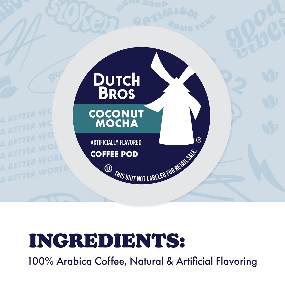 Dutch Bros Coconut Mocha pod in Keurig brewer delivering consistent flavor at home.