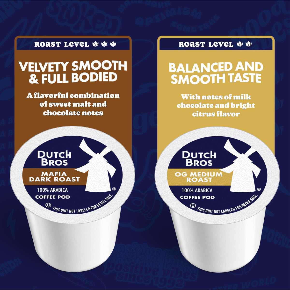 Dutch Bros OG Medium Roast cup shows smooth, balanced flavor.
