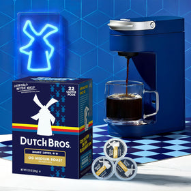Dutch Bros OG Medium Roast box 22-count emphasizes value