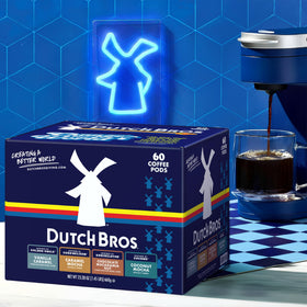 Dutch Bros Vanilla Caramel pod ready for a smooth morning.