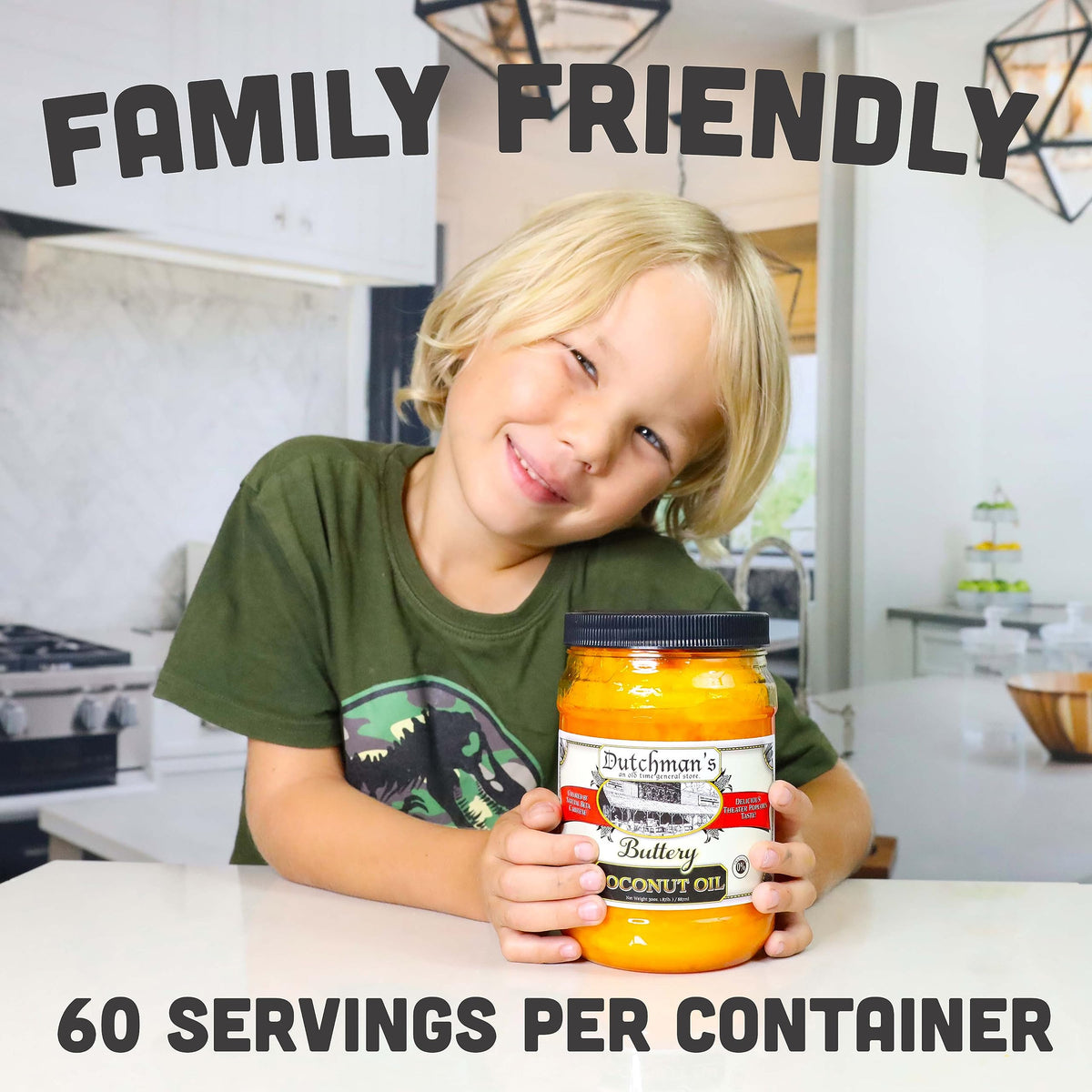 Dutchman's Popcorn Coconut Oil melts easily, helping popcorn coat evenly without burning.