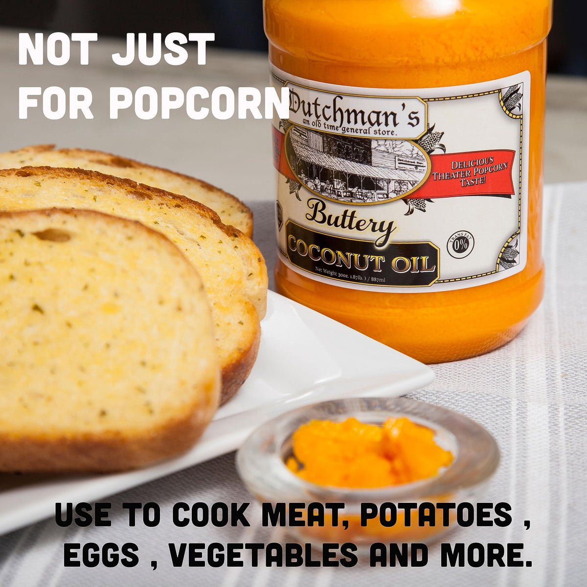 Dutchman's Popcorn Coconut Oil is perfect for home theater popcorn nights.