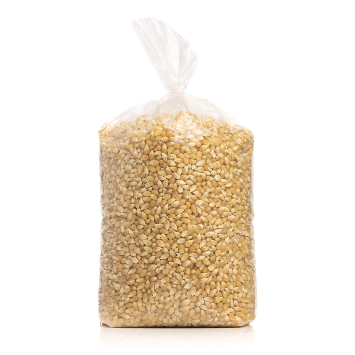 Close-up of Dutchman's popcorn snowflakes showing large fluffy popped corn ready for movie night.