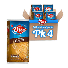 DUX Wheat Crackers close-up, crispy bites ideal for on-the-go snacking.