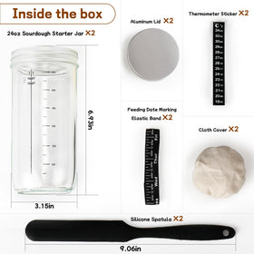 DWTS Danweitesi jar thermometer visible for temperature monitoring