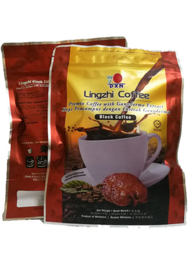 DXN coffee pour-over image highlights quick preparation.