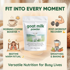 DXWXH Eve Farm Co Goat Milk Powder gluten-free and non-GMO formula.