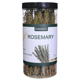 DYBOEDYO rosemary whole sprigs close-up, vibrant and fragrant for savory dishes.
