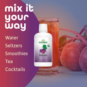 Dynamic Health Beetroot Concentrate glass displaying a vibrant, natural color for everyday enjoyment.