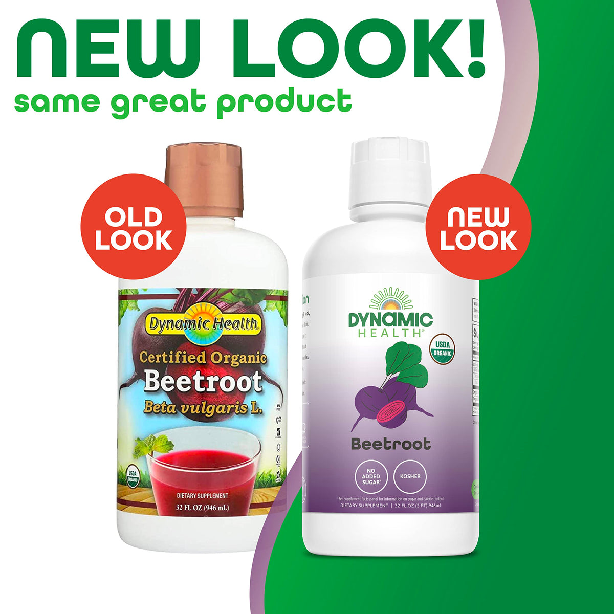 Dynamic Health Beetroot Concentrate pour action showing easy mixing for drinks.