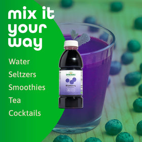 Dynamic Health Blueberry Concentrate ingredients emphasize organic produce.