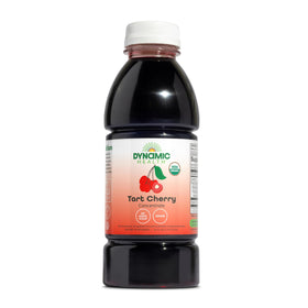 Dynamic Health Tart Cherry Juice bottle, unsweetened 100% juice for smoothies