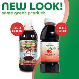 Dynamic Health Tart Cherry Juice used in a smoothie mix