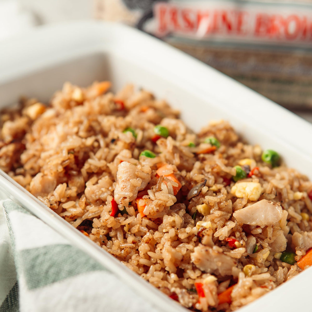 Dynasty Jasmine Brown Rice raw grains image suitable as a versatile cooking base