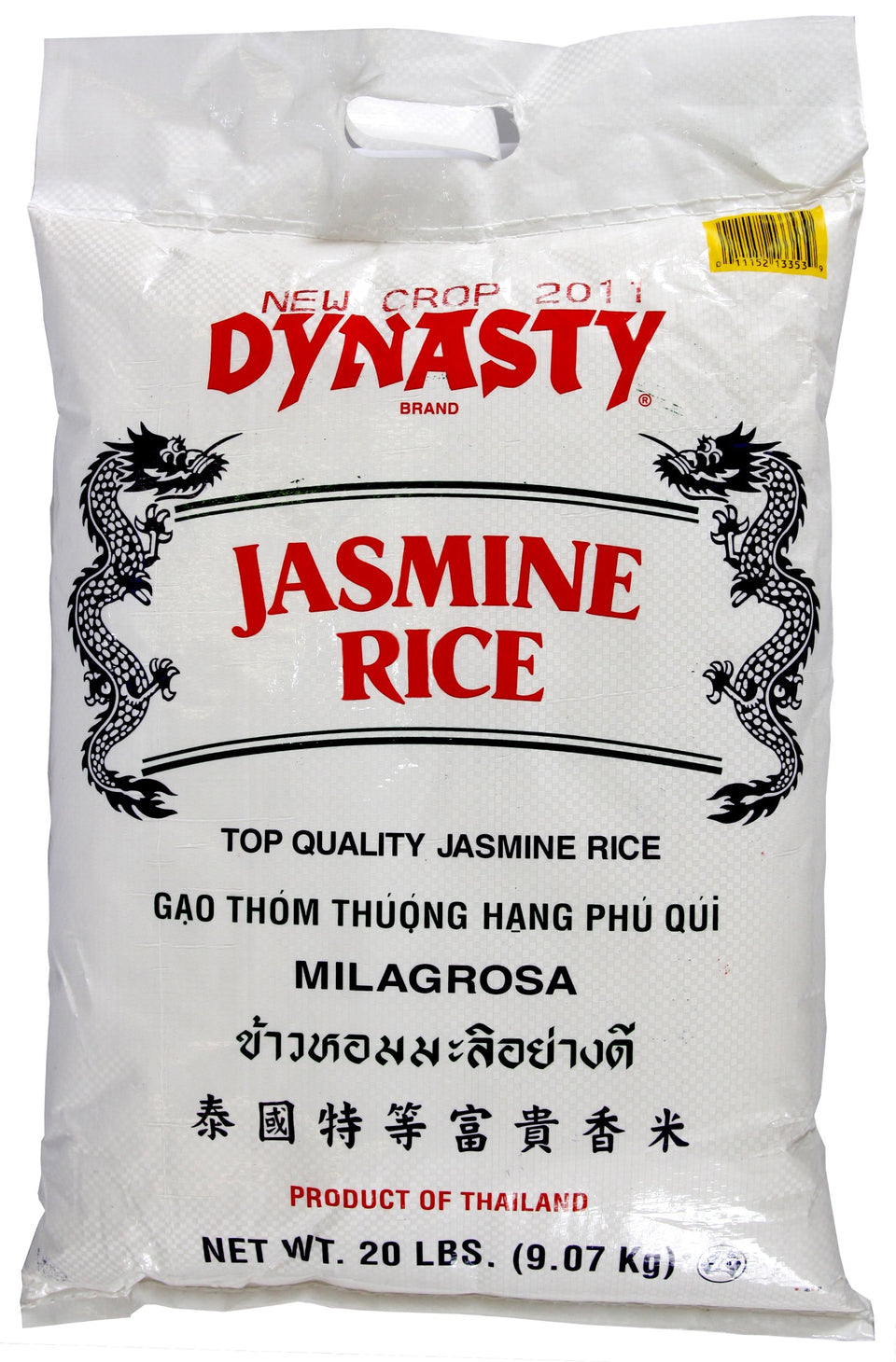 Dynasty Jasmine Rice bag, fragrant and versatile base for meals