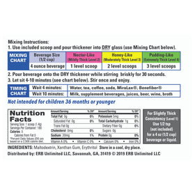 DYSPHAGIAIDE xanthan gum formula close-up highlights stable thickness.