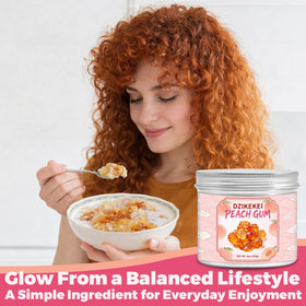 dzikekei aluminum jar keeps peach gum fresh and dry