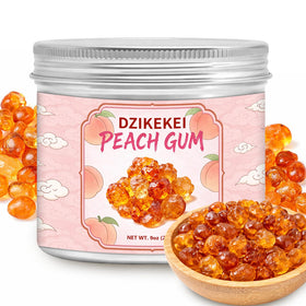 dzikekei peach gum large piece 1-2 cm for luxurious dessert texture