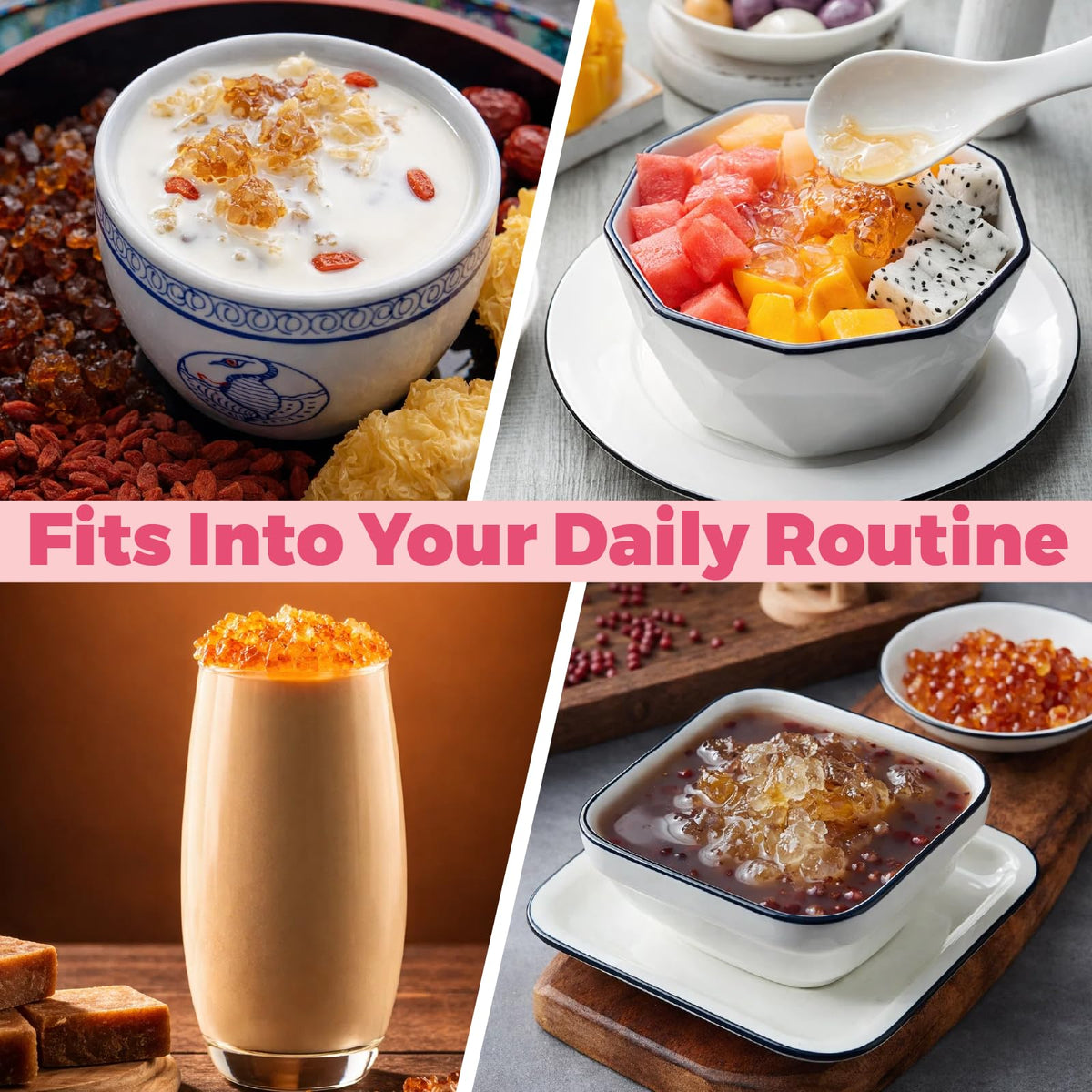 dzikekei serving idea dessert bowls with chewy jelly