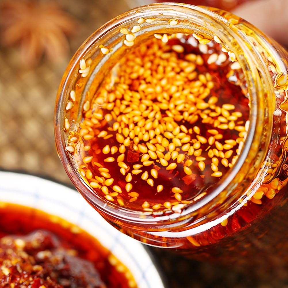 Stir-fry with EAPC spicy chili oil adding crunchy texture.