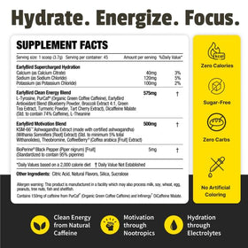 EarlyBird Pineapple Mimosa label highlights natural caffeine and electrolytes.