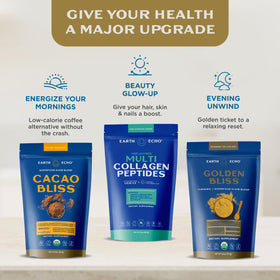 Earth Echo Cacao Bliss reusable-packaging highlights eco-conscious choice.