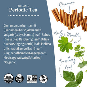 Earth Mama Organic Periodic Tea lemon balm leaves promote gentle calm