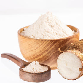 Pure undiluted Earthborn Elements Arrowroot Powder with no additives.