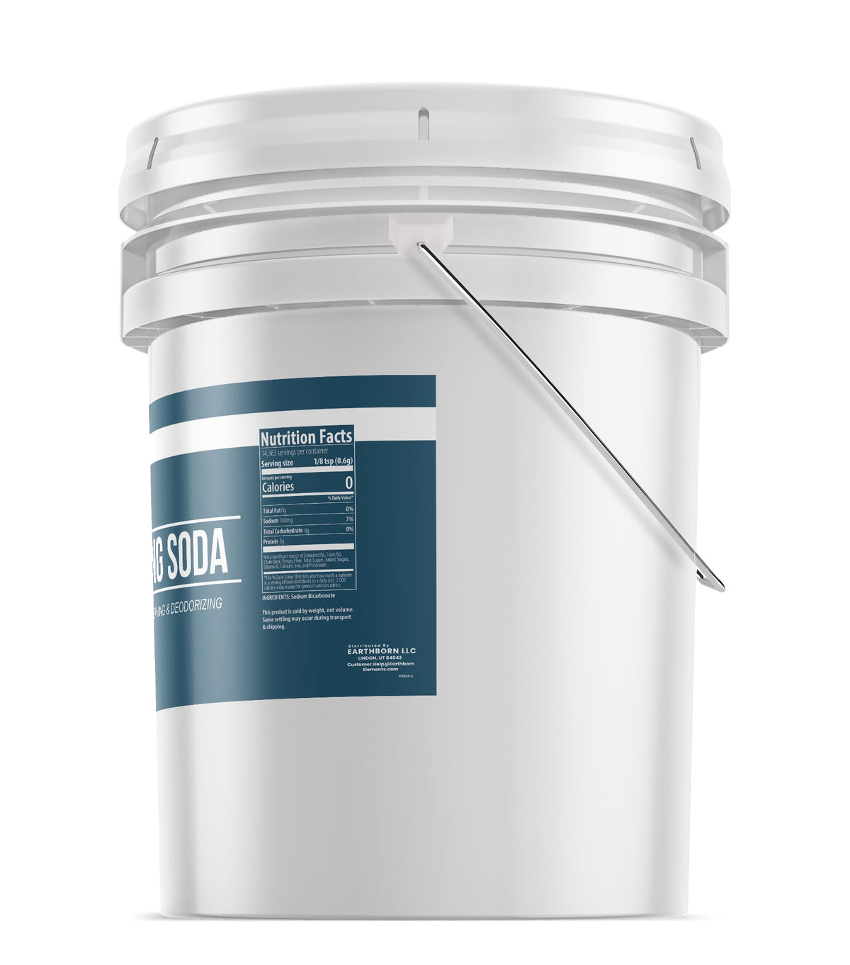 Earthborn Elements Baking Soda in a tidy kitchen for cooking and deodorizing tasks