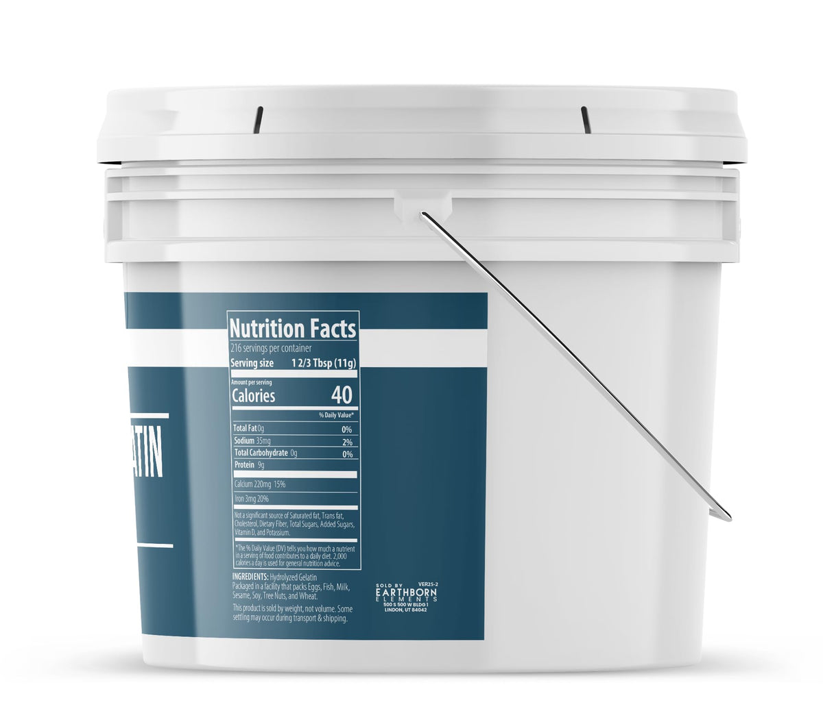 Earthborn Elements beef gelatin powder in a finished thickened sauce showing improved texture