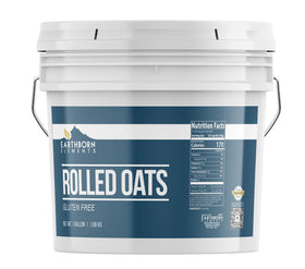 Earthborn Elements gluten-free rolled oats bulk pack ideal for pantry storage