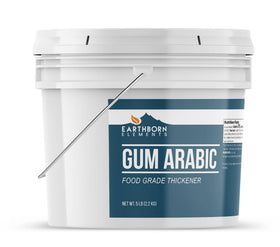 Earthborn Elements Gum Arabic for royal icing yields silky texture and stable sets.
