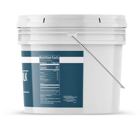 Earthborn Elements Whole Milk Powder mixed with water creates creamy milk for recipes.