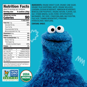 Earth's Best cookies support ABC learning moments.