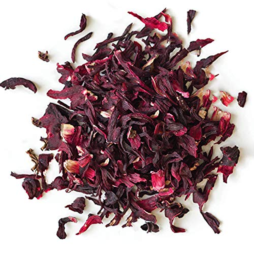EarthWise Hibiscus flowers closeup of dried buds for refreshing iced tea