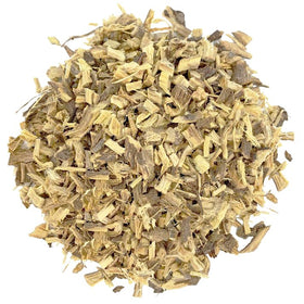 EarthWise Aromatics licorice root, cut and sifted for easy measuring and brewing.