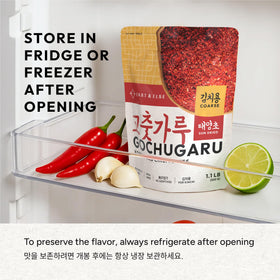 East and Else Gochugaru resealable bag keeps flavor fresh longer