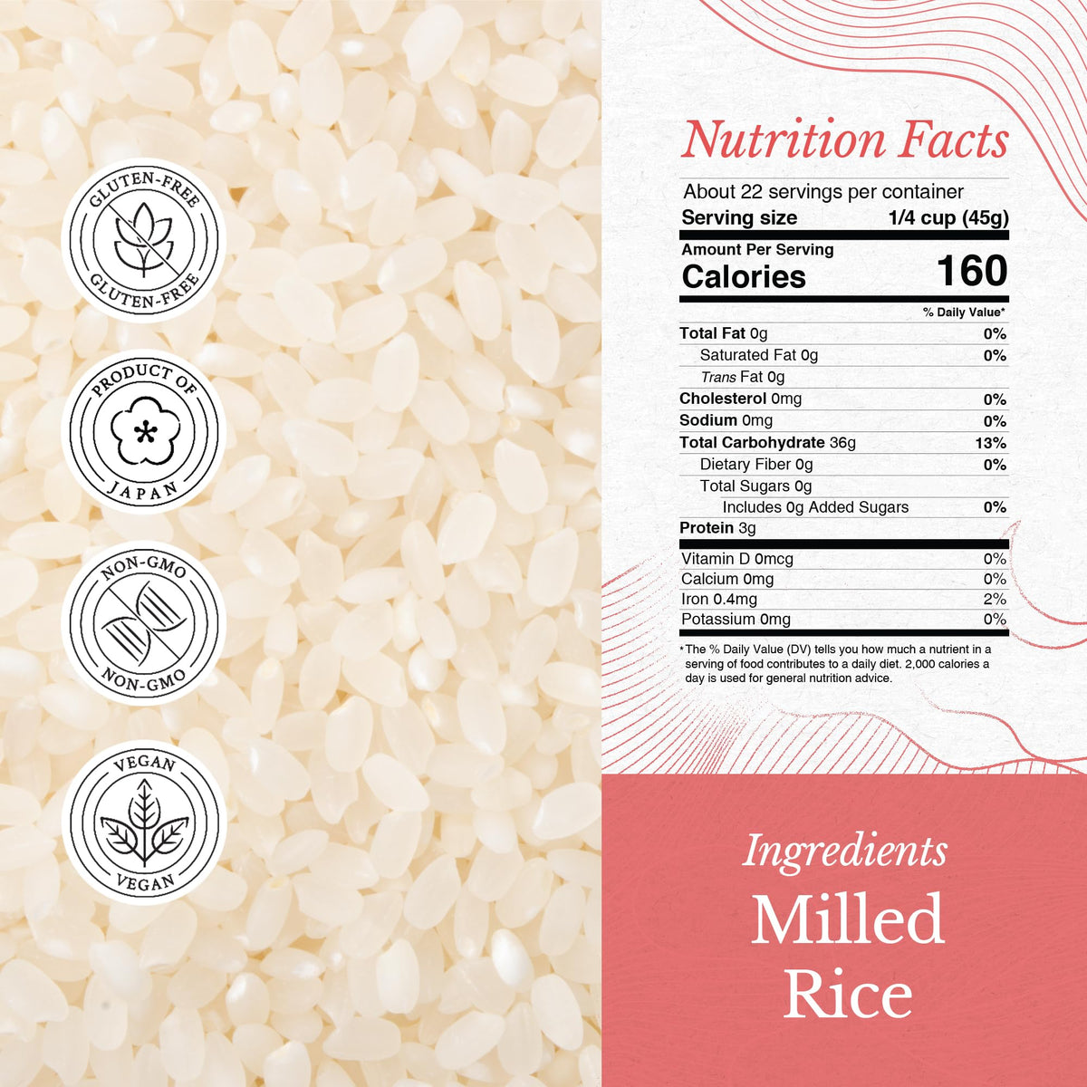 Product of Japan label on Yumepirika packaging emphasizes origin