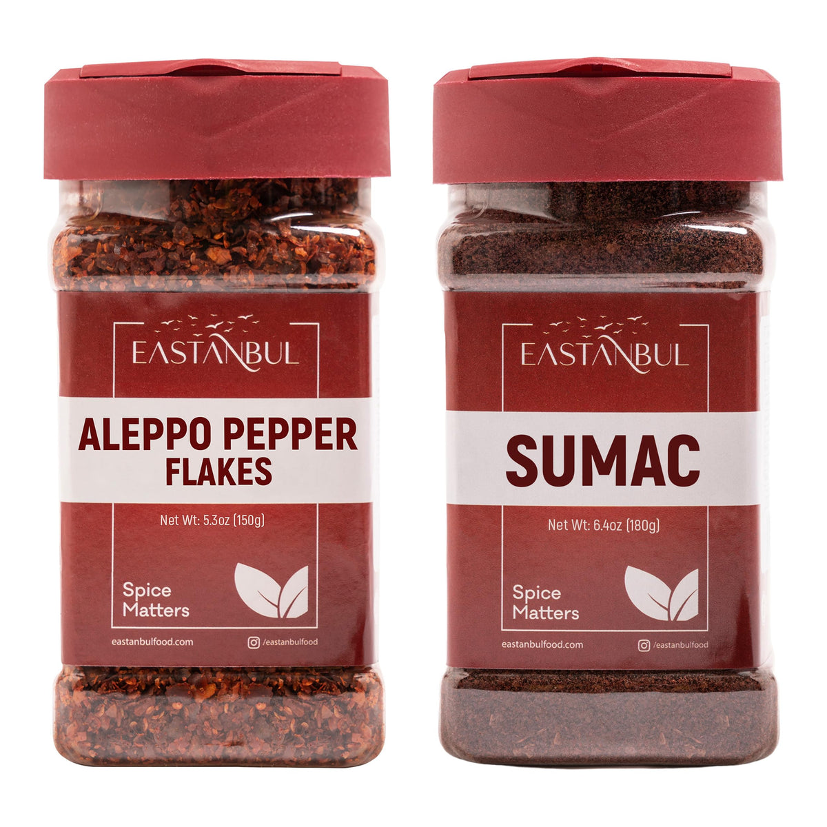 Eastanbul Aleppo pepper flakes bottle adds versatile moderate heat to meats and dips