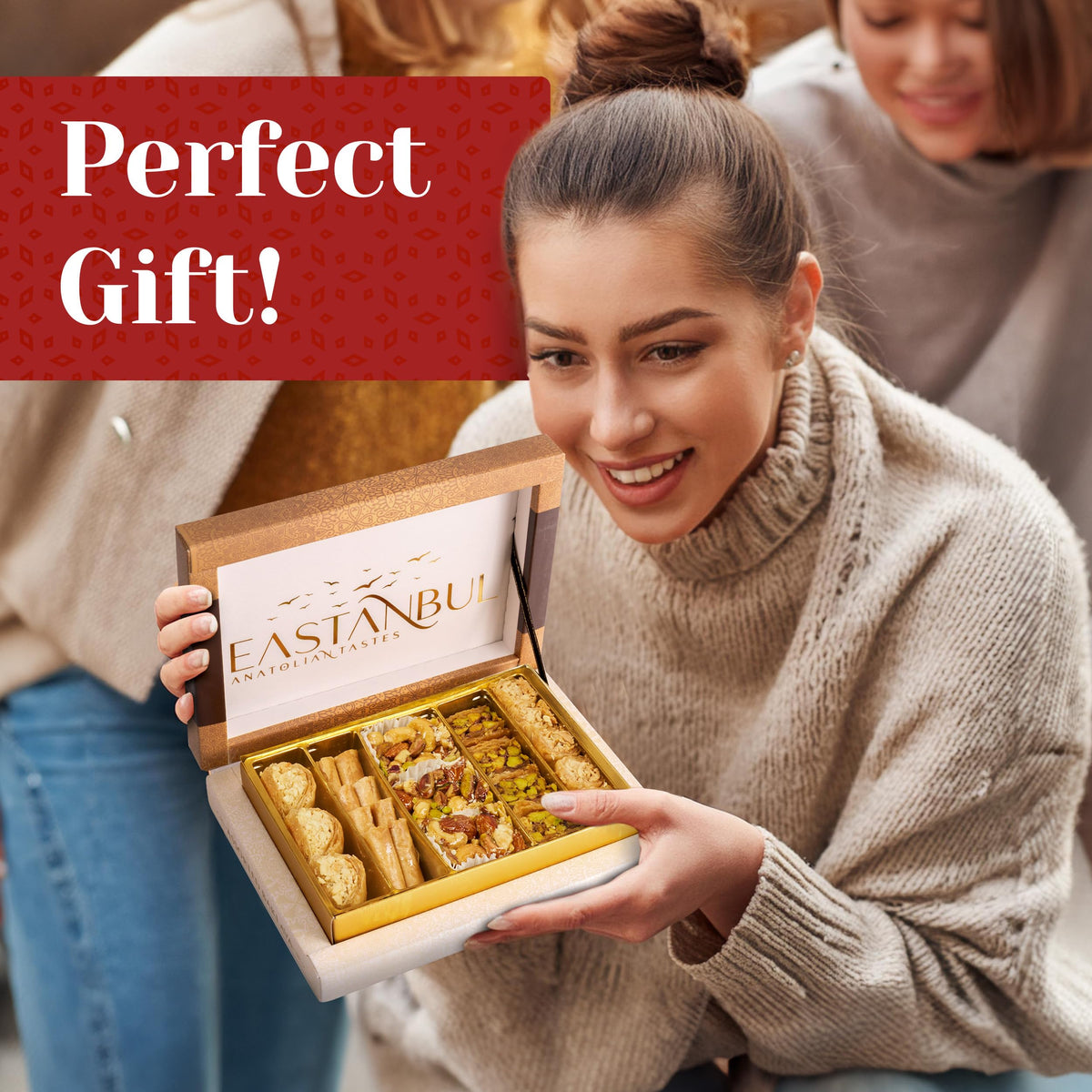 Eastanbul Baklava Gift Box: elegant packaging ready for gifting