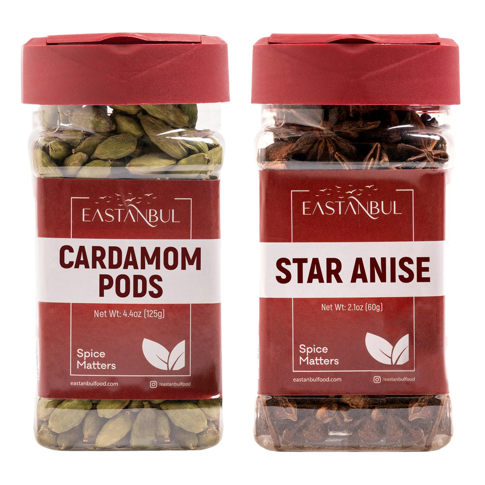 Eastanbul cardamom pods whole, vibrant aroma for chai, curries, and desserts.