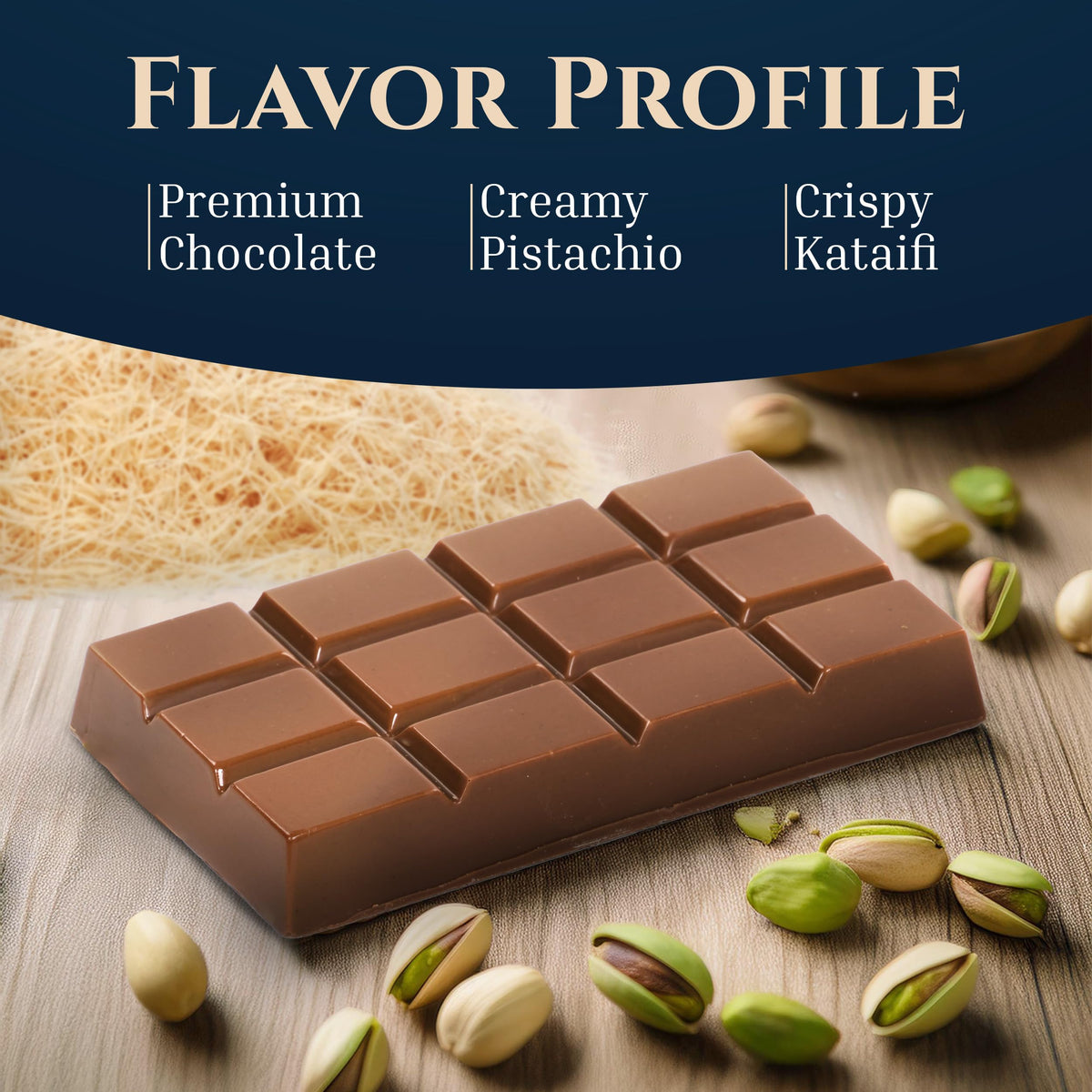 Eastanbul Dubai Pistachio chocolate bar gift-pack beautifully packaged for gifting.