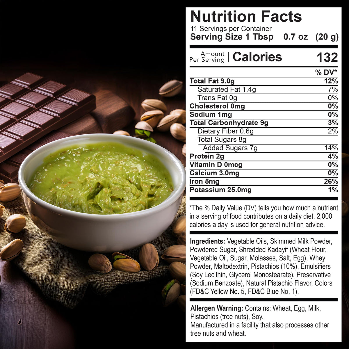 Eastanbul pistachio filling detail highlights premium pistachios for rich flavor