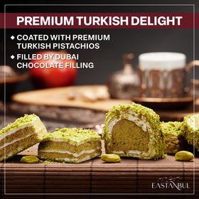 Eastanbul Lokum Gift Box elegant packaging signals premium Turkish delight for celebrations